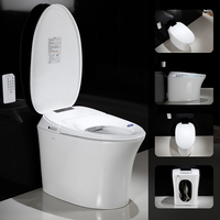 WC intelligent japonais moderne, cuvette de toilette intelligente, toilette électrique en céramique, WC monobloc, ensemble de toilette
