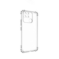 Coque de téléphone portable transparente en TPU antichoc Crystal Clear pour Oppo Realme Narzo 50i 50A 80 Pro N63 N61 couverture arrière