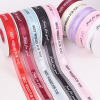 Grosir pita Satin polos 1.5 inci * 25 yard pita poliester pita kemasan bunga dekorasi kue segar