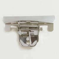 Clip de reliure en métal argenté de 80 mm pour bureau et école, clip à ressort pour papier, clip papillon en métal pour documents A4 B5