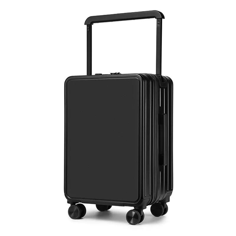 Bán buôn PC hành lý rộng xe đẩy hành lý ABS rộng xử lý hành lý