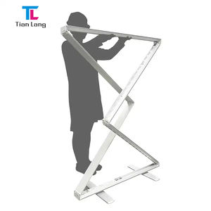 톈랑 도매 광고용 패브릭 LED 라이트박스 프레임리스 팝업 접이식 라이트 박스 프로모션용 - Product Image 5