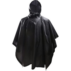 Poncho Impermeable con Capucha para <span class=keywords><strong>Hombre</strong></span>, de Nailon, Táctico, de Camuflaje, para Exteriores, de Protección, para Emergencias, al por Mayor - Product Image 2