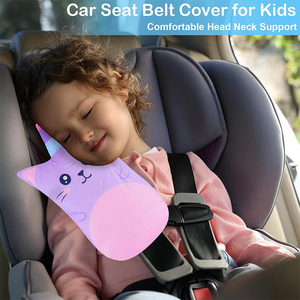 Nuovi Cuscinetti per <span class=keywords><strong>Cinture</strong></span> di Sicurezza Auto a Forma di Cartone Animato, Copri <span class=keywords><strong>Cinture</strong></span> Regolabili, Cuscini per <span class=keywords><strong>Cinture</strong></span> di Sicurezza per Bambini e Neonati, Supporto per Testa, Collo e Spalle durante i Viaggi - Product Image 3