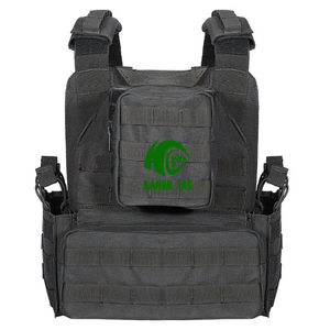 Gilet Tattico Regolabile Leggero con Sistema <span class=keywords><strong>Molle</strong></span>, Gilet Multifunzionale a Sgancio Rapido per Allenamento all'Aperto - Product Image 3
