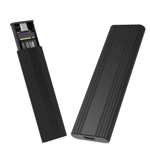 M.2 to USB 3.1 SSD Case Dual Protocol M.2 NVME PCIe NGFF SATA M2 SSD Adapter for 2230 2242 2260 2280 NVMeSATA M.2 SSD