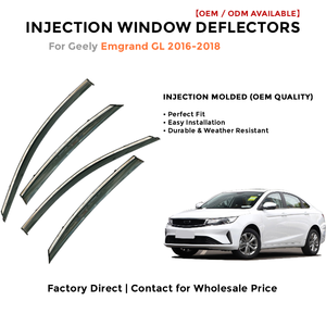 Déflecteurs de fenêtre latérale pare-pluie pour Toyota Cruiser 2019-2020 accessoires auto - Product Image 2