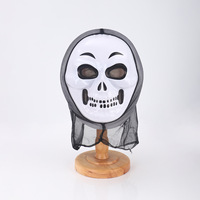 Masque d'Halloween Ghost Screaming, Masque de Grim Reaper blanc pour Cosplay, Fête costumée et Décoration de festival effrayant