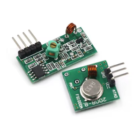 Module émetteur-récepteur sans fil 433 MHz/315 MHz - Paire récepteur et émetteur RF super-réfratogénique 5 V pour systèmes de télécommande