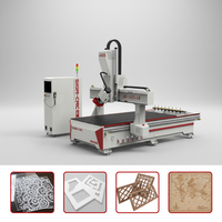 Routeur CNC 4 axes ATC pour le bois, machines de découpe de meubles, machines de travail du bois, gravure