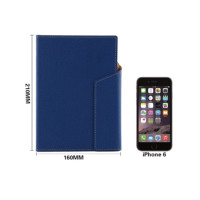 Bloc notes oem en cuir Pu, impression de logo personnalisé, couverture rigide A5, fourniture de bureau, agenda, business planificateur