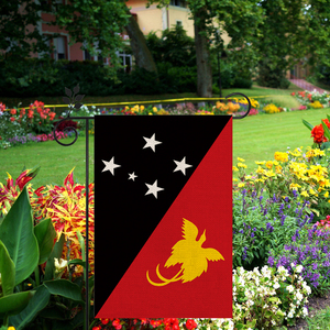 La décoration d'atmosphère unique de drapeau de jardin de cour de Papouasie-Nouvelle-Guinée peut être personnalisée 18*12 po - Product Image 2