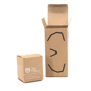 Caja de embalaje personalizada, caja de tarjeta de papel Kraft cosmético con logotipo personalizado para maquillaje para el cuidado de la piel - Product Image 1