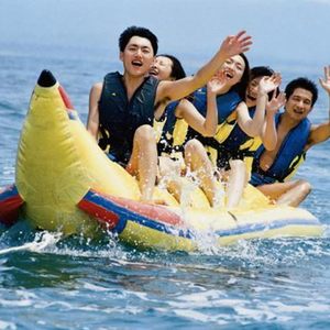 Bateau banane gonflable flottant à tube unique pour sports nautiques, kayak gonflable flottant pour enfants, ski nautique et surf - Product Image 2