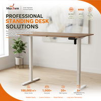 Bureau debout motorisé intelligent et autonome, réglable, en fer, durable, portable, avec un seul moteur, capacité de charge de 70 kg, fixation murale