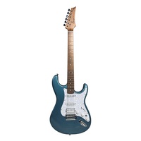 Gitar Elektrik ST-SSH 39-Inci Kayu Poplar Solid 6-Senar Multi-Warna Instrumen Bass Nada Premium untuk Musik Rock Tingkat Pemula