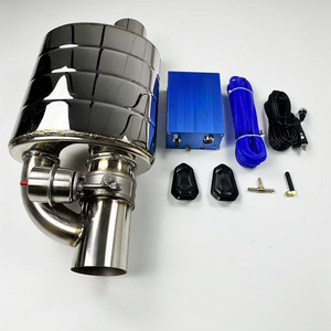 Chất lượng cao thép không gỉ 63mm phổ xe exhaust <span class=keywords><strong>muffler</strong></span> điều chỉnh âm thanh với van từ xa - Product Image 4