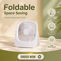 Mini-ventilateurs électriques pliables USB rechargeables pour bureau, petits ventilateurs portables de refroidissement pour bureau et mur, fabriqués en Chine