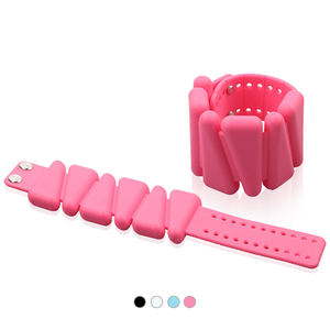 2 lb/paire, étanche, portable, force, exercice de Fitness, réglable, Bracelet en métal en Silicone, <span class=keywords><strong>cheville</strong></span>, poignet, bracelets de poids - Product Image 5