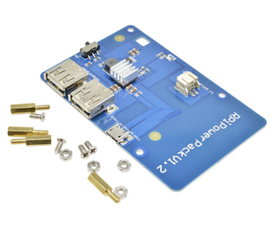 <span class=keywords><strong>Raspberry</strong></span> <span class=keywords><strong>Pi</strong></span> 3 Batería de litio PowerPack Placa de expansión Dual-USB Fuente de alimentación móvil Módulo de carga 5V 1A para <span class=keywords><strong>Raspberry</strong></span> <span class=keywords><strong>Pi</strong></span> 3 - Product Image 2