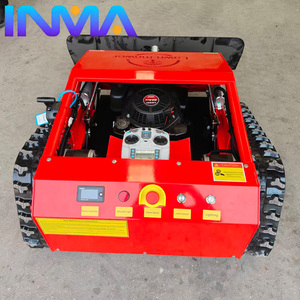<span class=keywords><strong>INMA</strong></span> 550 Desbrozadora de Arrastre Remoto con Cuchilla Topadora Delantera 50 °   Cortadora de Césped a Control Remoto de 500 m con Motor Euro5 para Huertos y Viñedos - Product Image 2