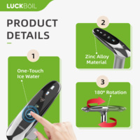 Filtre à eau par osmose inverse de haute qualité, refroidisseur d'eau automatique, réservoir sans eau, purificateur d'eau chaude et froide, robinet intelligent pour hôtel
