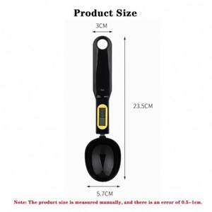 LCD Digital Kitchen Scale & Plastic <b>Measuring</b> <b>Spoon</b> Set 0.1g Precision Eco-Friendly Home Kitchen Tool - Product Image 6
