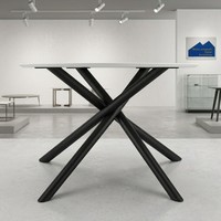 Pieds de meubles en acier au carbone modernes et minimalistes en gros pour coiffeuse, table basse, bureau, comptoir de bar, tabouret, chaise