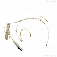 Câble détachable pliable casque HeadMic Microphone Mini XLR 3Pin TA3F pour émetteur sans fil BeltPack pliant MiCWL S520