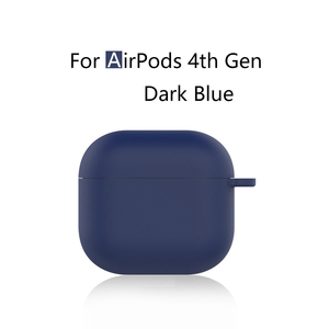 Estuche de carga de auriculares de moda a <span class=keywords><strong>precio</strong></span> de fábrica con gancho, funda protectora de silicona transparente para <span class=keywords><strong>Airpods</strong></span> <span class=keywords><strong>Gen</strong></span> 4th - Product Image 5