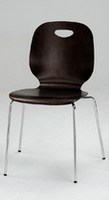 Chaise de salle à manger en bois à 3 lignes de design moderne, empilable, mobilier de maison CHAO CHING AB-057, pour cuisine et salle à manger, fabriquée à Taïwan