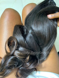 Unprocessed Raw Indian Wholesale Virgin Cuticle Aligned Virgin Natural Curly Human Hair Bundles Extensions Vendor Hair - Product Image 5