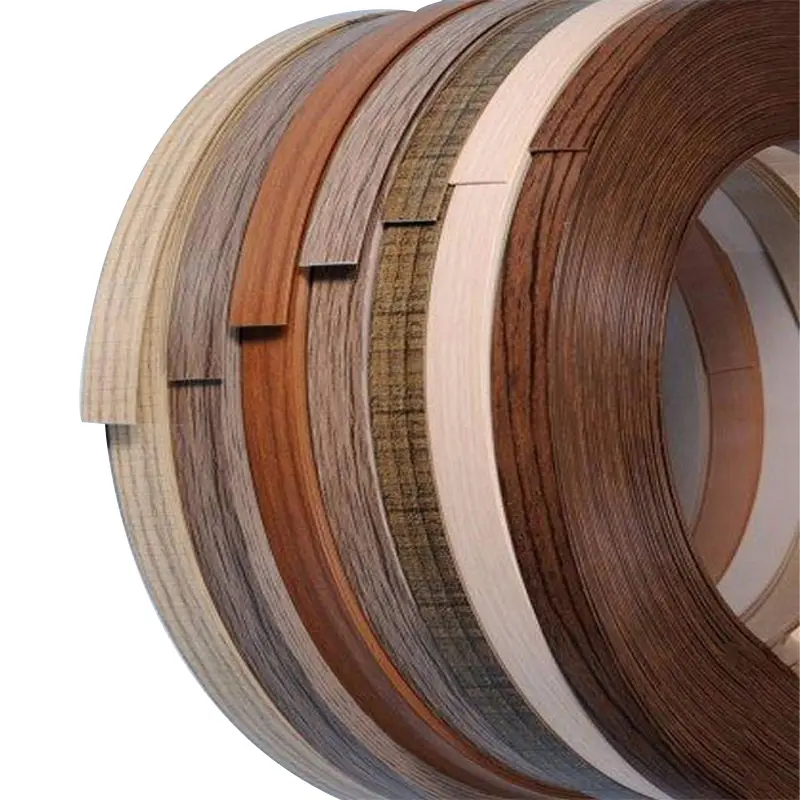 Tira de anillado de borde de pvc para decoración de muebles, personalizada para proveedores de muebles de fábrica directa