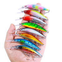 9CM 15G coulant méné leurre de pêche bar de mer leurres matériel de pêche lourd longue coulée méné pour l'eau salée