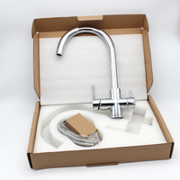DOGO Robinet d'eau gazeuse en acier inoxydable Système 5-en-1 Robinet d'eau filtrée Refroidisseur étincelant Robinet d'eau potable ambiante