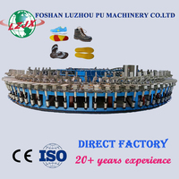 Machine de moulage directe pour chaussures en polyuréthane, machine à injection de PU pour bottes de sécurité, machine intégrée pour la fabrication de la partie supérieure des sandales