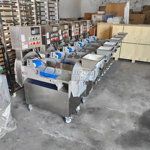 Coupe-légumes multifonction en acier inoxydable à double tête Carotte Pomme de terre Oignon Tranchage Découpage Machine tout-en-un - Product Image 5