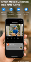 Videoportero Inteligente de 3MP con WiFi, Detección de Movimiento PIR 2K, Audio Bidireccional, IP65 Impermeable, Alimentado por Batería, Control por Aplicación Tuya Home