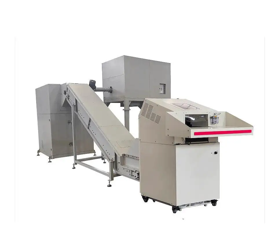 Déchiquetage industriel de papier de la haute sécurité P7 et écrasant la machine avec le système magnétique de retrait