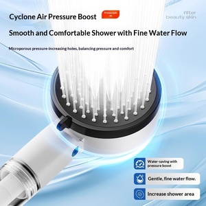 Nuovo Design Moderno: <span class=keywords><strong>Soffione</strong></span> Doccia a <span class=keywords><strong>Parete</strong></span> con Filtro, Pressurizzato e Superpotenziato, con Funzioni di Rimozione del Cloro per Uso Bagno - Product Image 4