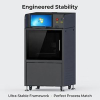 Impresora 3D SLA de Gran Formato 450mm con Punto Láser de 0.08-0.8mm, Marco de Granito y Óptica Sellada