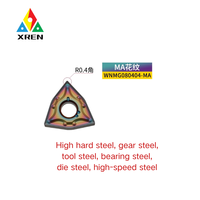 Plaquettes de tournage triangulaires en acier trempé au carbure XREN avec revêtement PVD 60HRC et support OEM/ODM personnalisé
