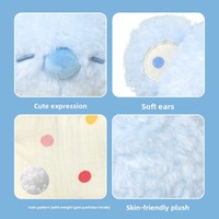 Jouet en peluche Koala de la taille d'une paume, en forme de pouf, à presser, avec rembourrage en coton PP, surface brossée 100 % polyester, unisexe, cadeau anti-stress