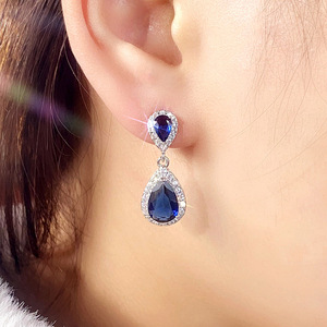 Pendientes Geométricos en Forma de Lágrima para Mujer, Elegantes para Vestidos de Noche y Banquetes, Joyería de Moda - Product Image 2