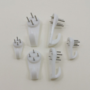 Crochets muraux en plastique sans trace pour cadres photo, accessoires invisibles, vente en gros - Product Image 2