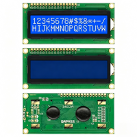 Fabrik 1602A LCD-Panel Blau-Gelb 5V Modul Display-Matrix Zeichen-LCD-Bildschirm COB-Panel Anwesenheitssystem