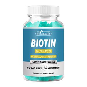 Gummies à la biotine favorisant la croissance des <span class=keywords><strong>cheveux</strong></span>, soutenant un métabolisme sain et la santé de la peau, <span class=keywords><strong>complément</strong></span> <span class=keywords><strong>alimentaire</strong></span> en gummies - Product Image 1