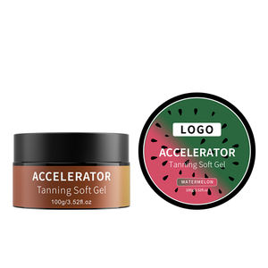 Gel Autobronzant Extérieur Accélérateur de Bronzage Sans Soleil Pastèque Peau Foncée pour Solarium Bronzant Corporel Marque Privée Extrême Végan - Product Image 1