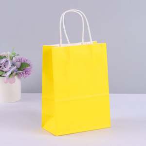 Sacs cadeaux en papier d'emballage pour vêtements imprimés en violet en gros avec poignée - Product Image 2