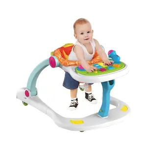 Chengji high quality anti-rollover kids baby walker toy learn to walk toddler baby toddler walker with music